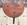 Élégant guéridon vintage demi-lune en bois tourné, vintage, années 50 - 60