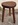 Tabouret Tripode Rustique en Bois Massif, Esprit brutaliste, vintage, début XXème s.