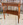 Console chevet colonnettes tournées style Louis XV bois 1900 / 1920