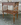 Console chevet colonnettes tournées style Louis XV bois 1900 / 1920