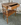 Console chevet colonnettes tournées style Louis XV bois 1900 / 1920