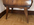 Table de chevet, pied compas, marbre, fleur, vintage, années 50