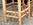 Deux tabourets bauts en bambou – plateau hexagonal, vintage, années 70