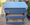 Commode relookée Farrow & Ball, l'élégance British en bleu profond et bleu glacier 