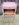 Paire de chevets relookées vieux rose vintage