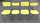Table formica jaune citron, ses 4 chaises, vintage, années 60