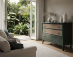 commode vintage relookée