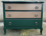 commode vintage relookée