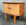 Table de chevet bois et métal, années 50.