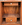 Petite armoire murale ancienne en chêne avec verre martelé et tiroirs