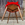 Chaise moumoute, "MB", années 70, vintage