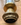Pied de lampe colonne laiton papier marbré Van Cort, vintage, Années 1975-80