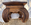 Porte-pot d'opium en bois sculpté, style asiatique traditionnel