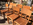 Lot de 10 chaises de bistrot signées ELF indislocables, vintage, années 50 / 70